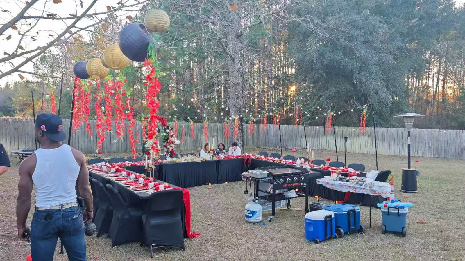 In-home hibachi chef plating a course in Holmdel