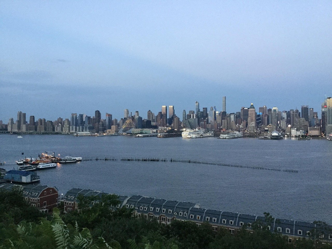 Hibachi at home in Weehawken — the chef at the grill
